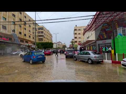 Winter atmosphere in Gaza City | February 7, 2023 