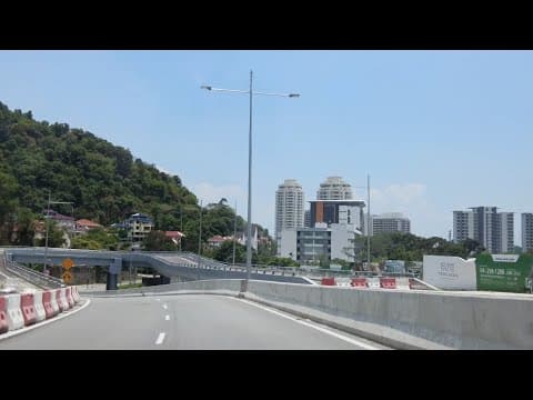 [DRIVING] Penang Road View  'Ayre Itam' to 'Bukit Jambul'