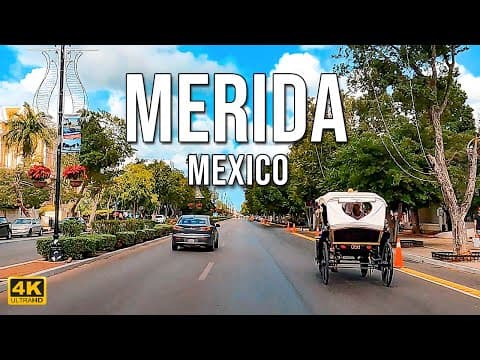 Driving Around Merida [4K] | Yucatan | Mexico
